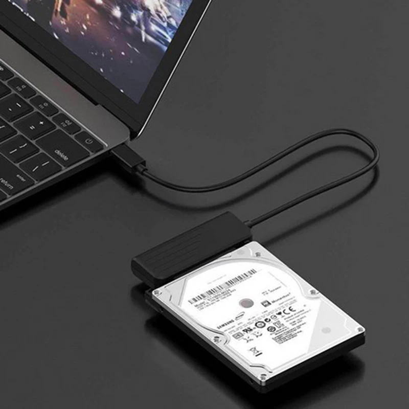 

Переходник с SATA на USB 3,0, кабель Type C на SATA, 5 Гбит/с, Высокоскоростная передача данных для жесткого диска 2,5 дюйма, адаптер SATA