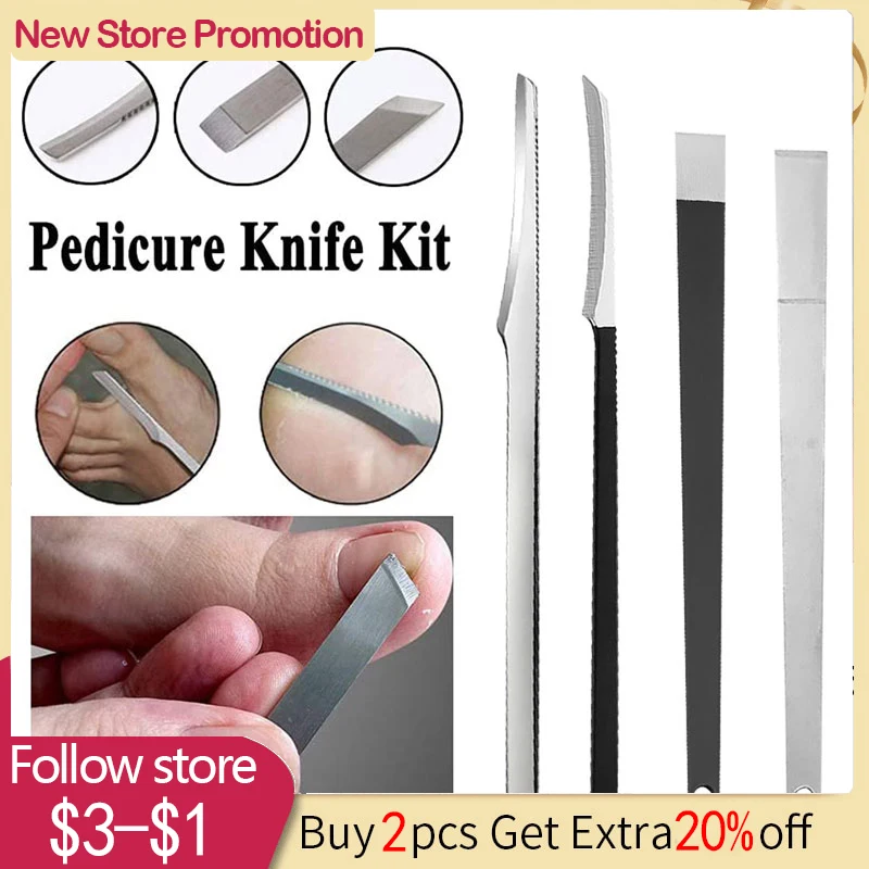 Feet Pedicure Knife Kit Foot Callus Rasp File Dead Skin Remover Foot Care Tools