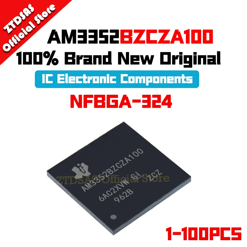 1-100PCS AM3352BZCZA100 AM3352BZCZA AM3352BZCZ AM3352B AM3352 AM IC MCU BGA-298 Chip