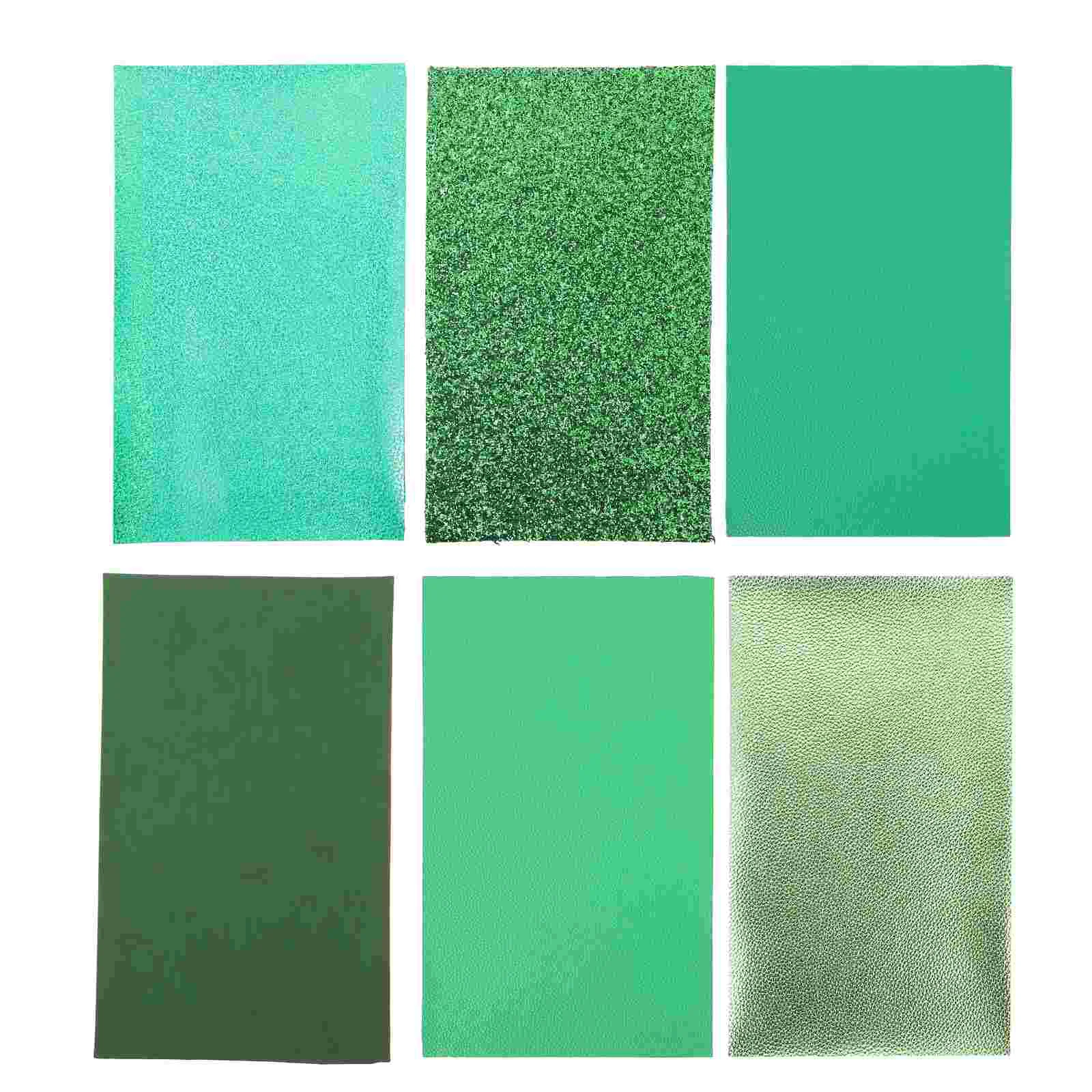 

Sheets Faux Fabric Christmas Synthetic Colored Pu Crafts Glitter Sheet