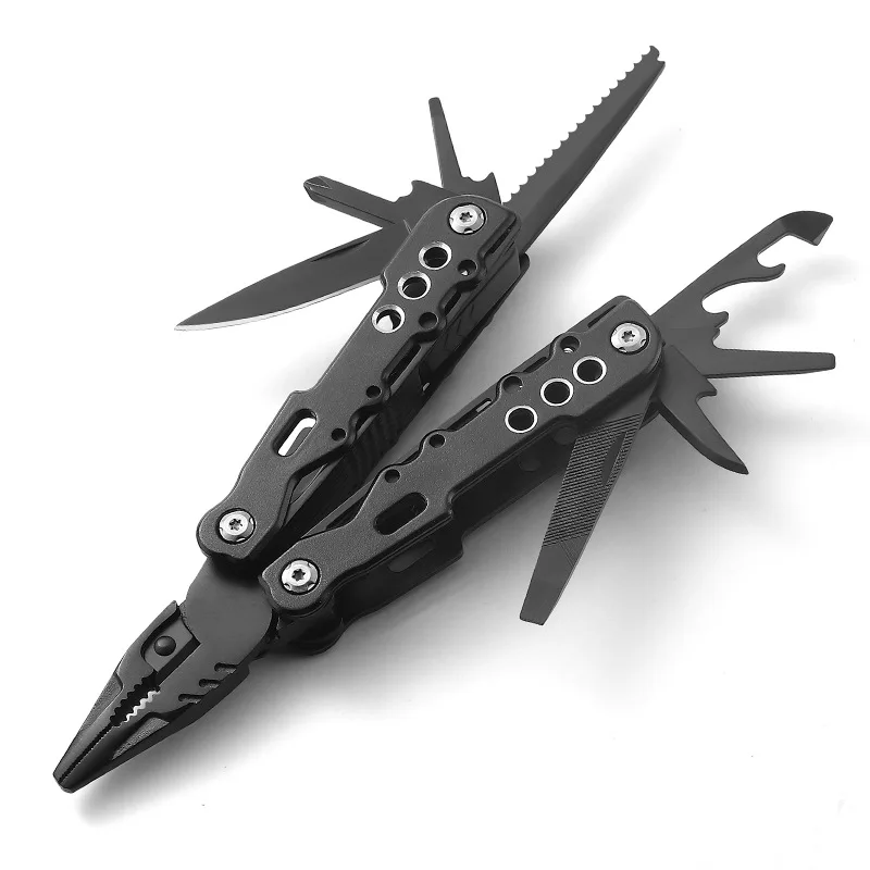 

13 In 1 Outdoor Camping EDC Tool Stainless Steel Multi Pliers Function Clamp Travel Survival Multitools Hiking Accessories