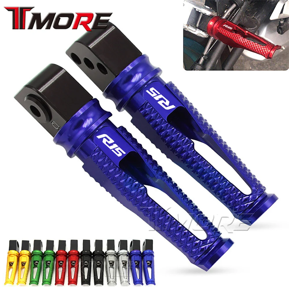 

For Yamaha YZFR15 YZF R15 Motorcycle Accessories Rear Foot Pegs Footrest Adapter Rider/Passenger Footpegs
