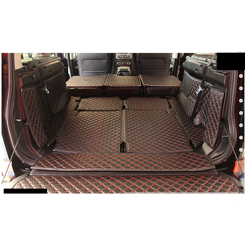 

Good mats! Special car trunk mats for Land Rover Discovery 4 2016-2010 7 seats waterproof cargo liner boot carpets,Free shipping