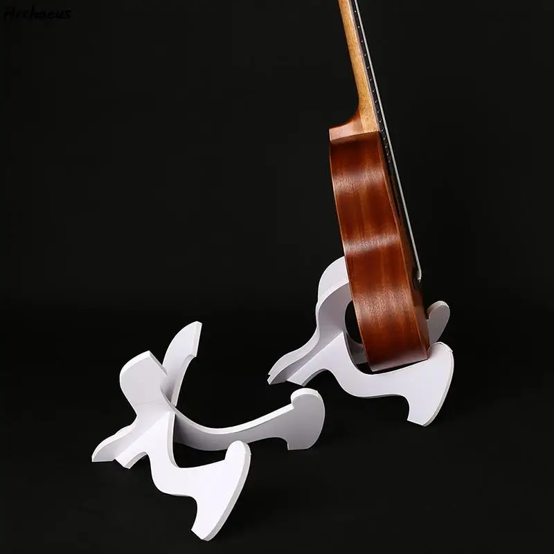 

Guitar Accessories Foldable Hardwood Ukulele Bass PVC Collapsible Holder Stand Ukulele Violin Mandolin Banjo Accessories