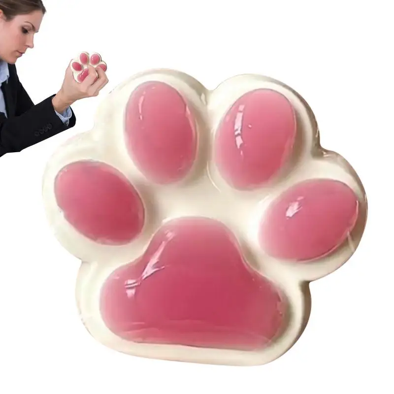 Сжимаемая игрушка в виде кошачьей лапы Игрушки Игрушка отскока Мяч для Непоседа