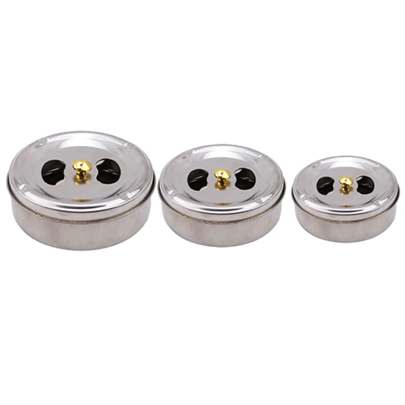 Золотая Креативная Пепельница С Вращающейся Крышкой Из Нержавеющей Стали