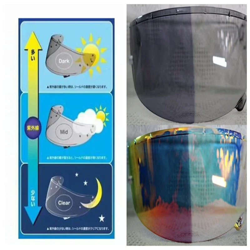 УФ-защитный козырек для шлема Shoei CWR-1 NXR RF-1200 X-Spirit III X-Fourteen Z-7 RYD X14