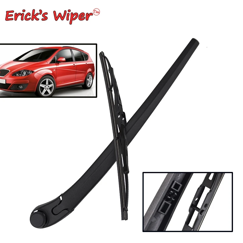 

Erick's Wiper 14-дюймовый комплект щеток и рычагов заднего стеклоочистителя для Seat Altea Se359 2004-2015, щетка для лобового стекла, задней двери, окна