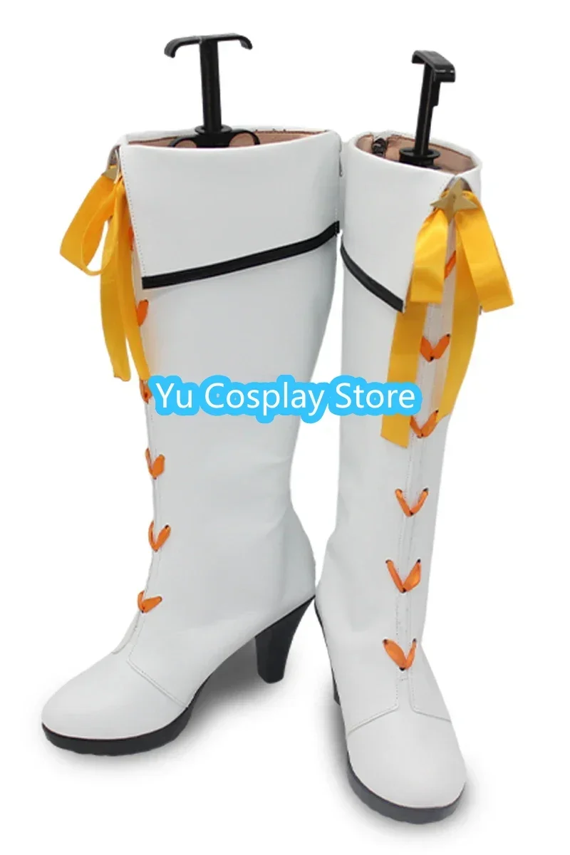 Umise Yotsuha Обувь для косплея Vtuber Реквизит из искусственной кожи Сапоги на Хэллоуин