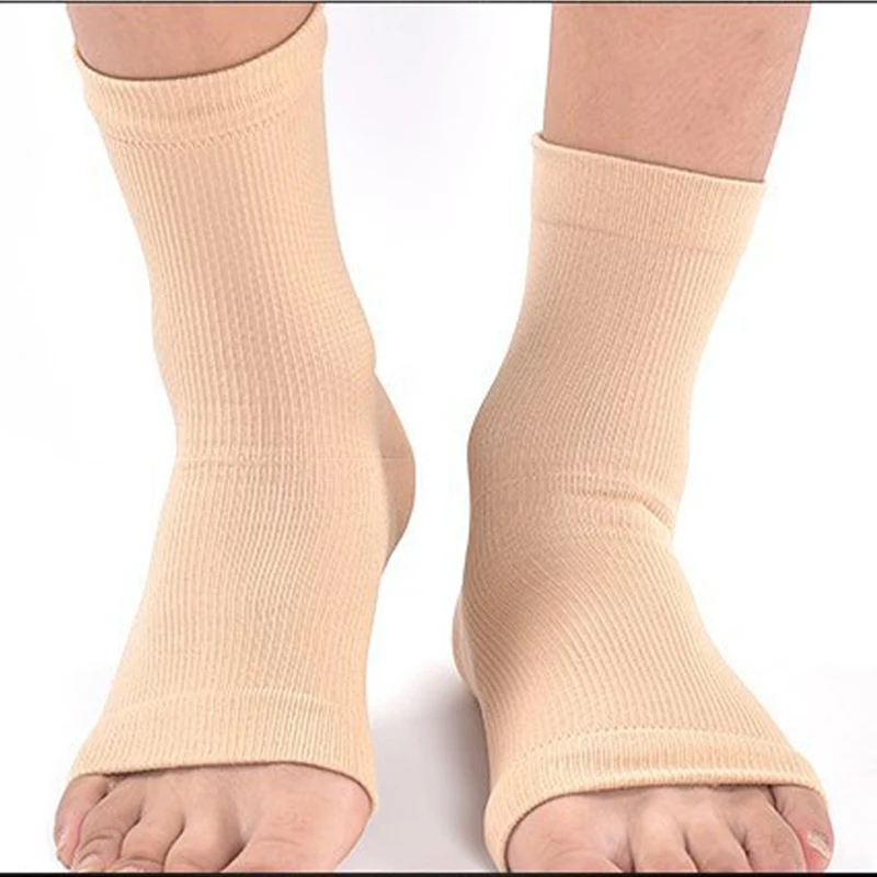 1 Pair Men Women Unisex Open Toe Compression Foot Ankle Sleeve Anti Fatigue Medical Middle Tube Socks for Swelling Plantar |