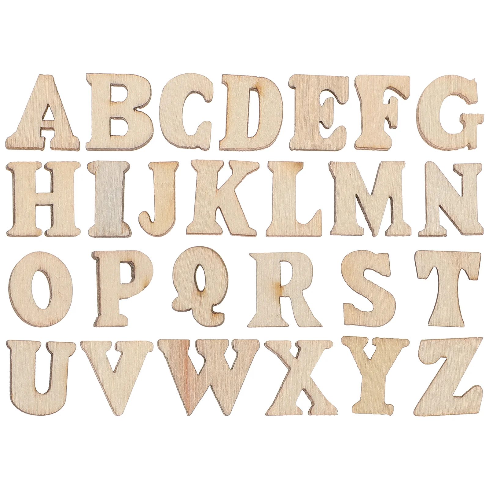 

Wooden Letters Wood Slice Crafts Craft Alphabet Letter Embellishments Unfinished Christmas Diy Material Mini Decor Cutouts