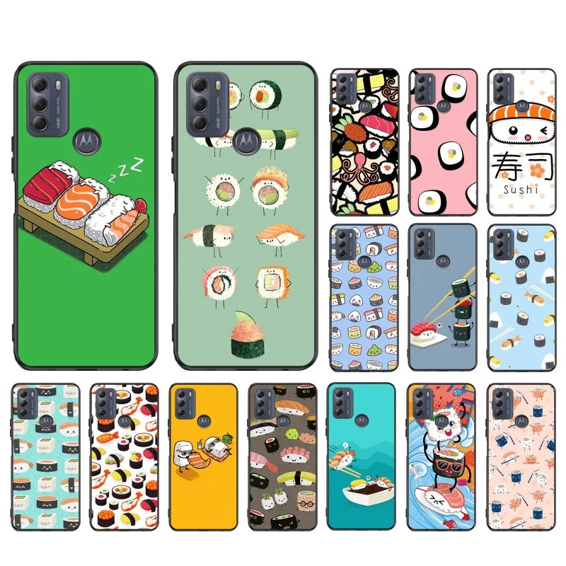 

Food Sushi Phone Case for Motorola Moto G 5G G50 G60S G100 G Stylus G9 G8 G7 Power G Pure G8 Play G7Plus G60