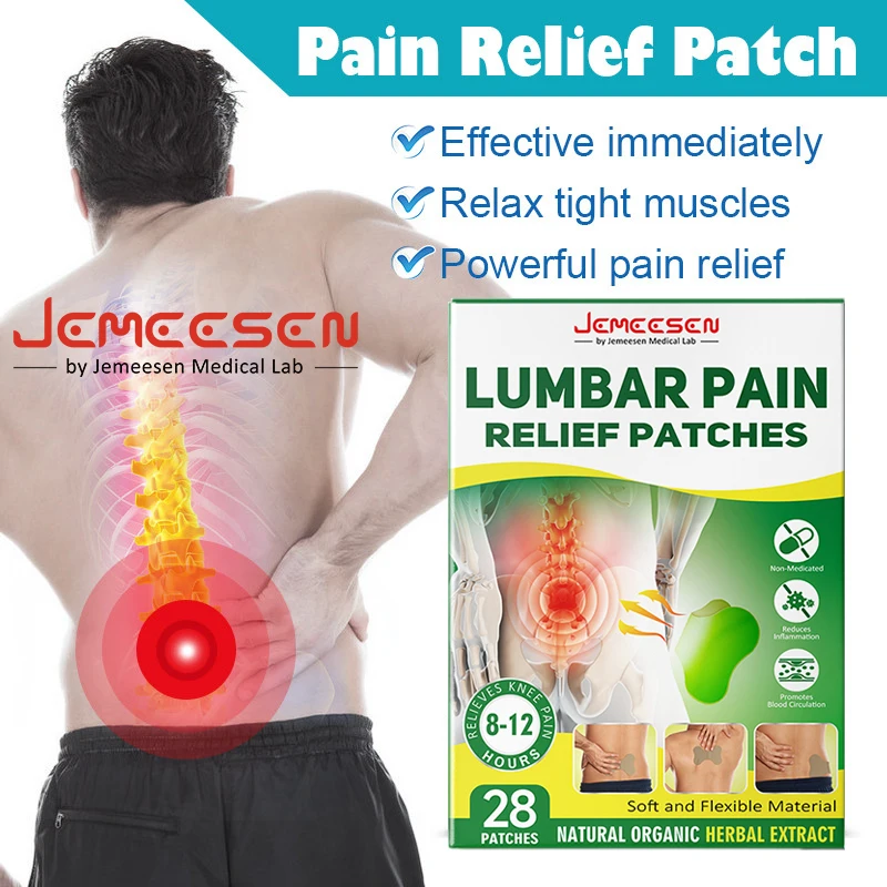 Самонагревающиеся пластыри Jemeesen для облегчения боли в пояснице спине талии
