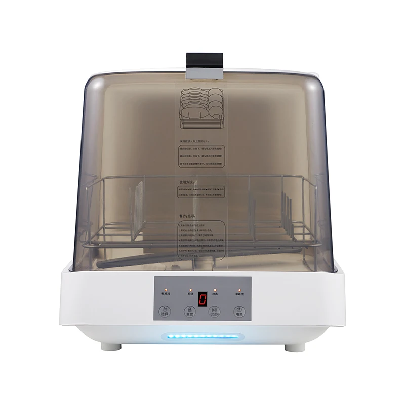 

Dishwasher Free installation small size transparent window plastic CE smart Dishwasher 2022 new