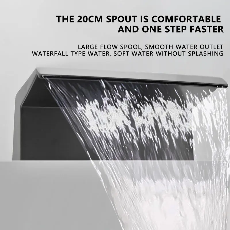 Смеситель для раковины в ванную комнату латунный кран с двумя ручками горячей и