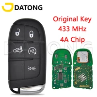 Datong World Original Remote Control Car Key For Fiat 500 500L 500X 2016 2017 2018 2019 4A Chip 433MHz Replace Promixity Card