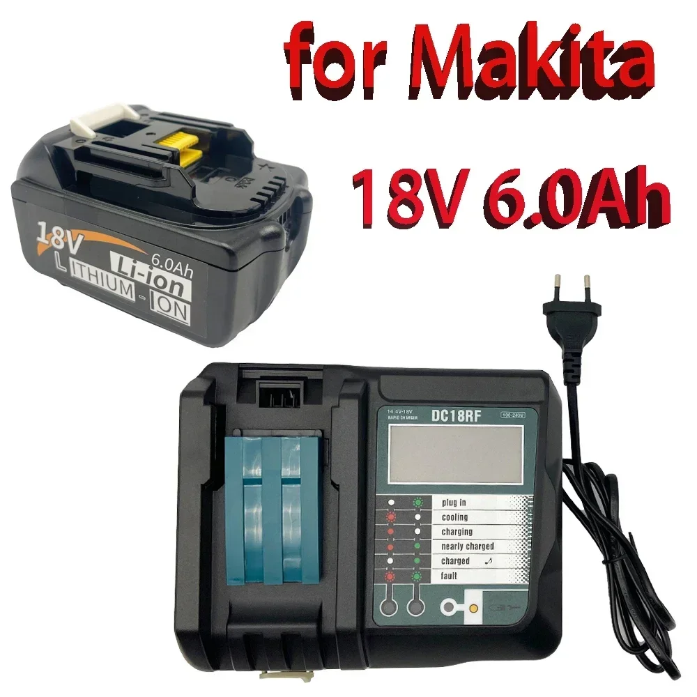 

Makita 18V 5000mAh rechargeable power tool Makita battery with LED lithium-ion replacement LXT BL1860B BL1860 BL1850
