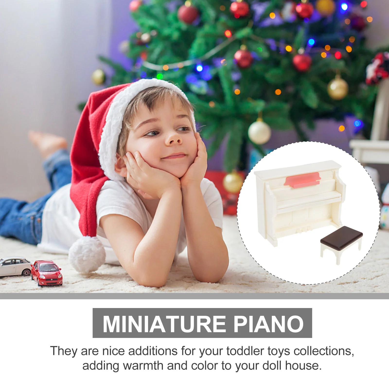 2 комплекта мини-пианино детский игрушечный дом аксессуары модель из