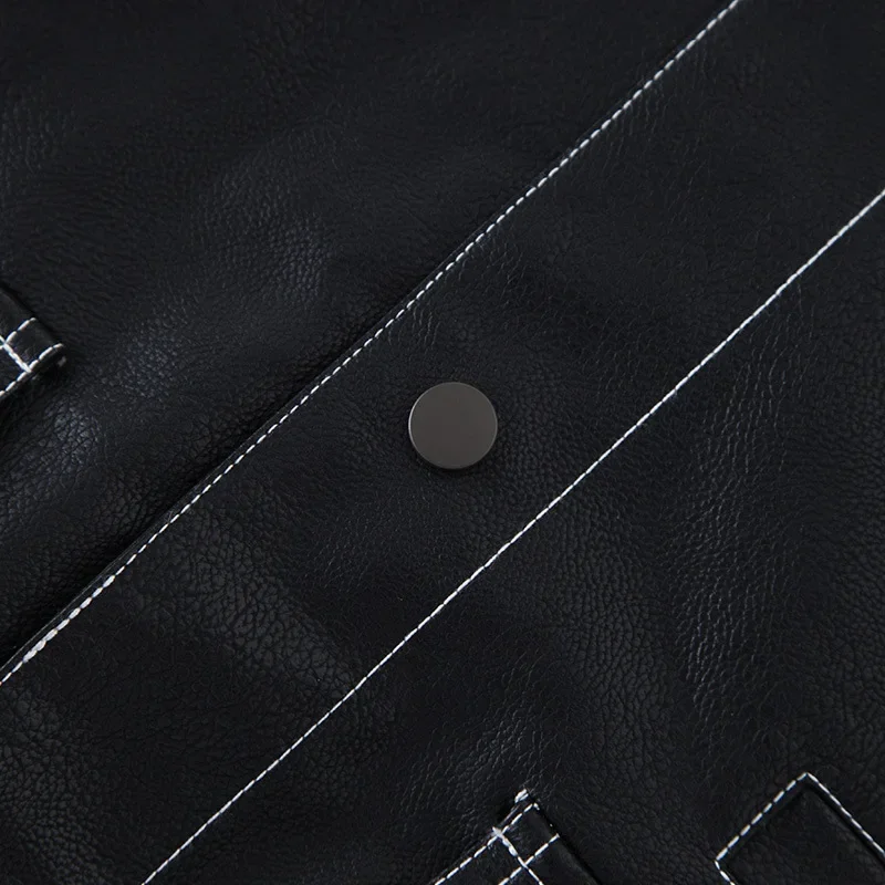 Оригинальная винтажная мотоциклетная кожаная куртка в американском стиле