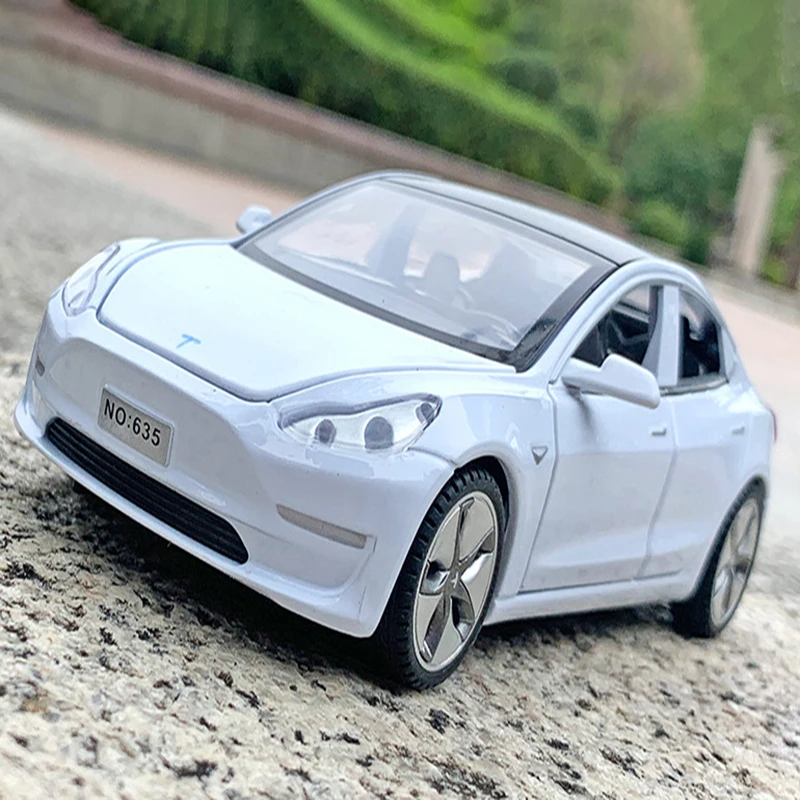 Модель автомобиля Tesla Model3 в масштабе 1:32 модель из сплава литье под давлением