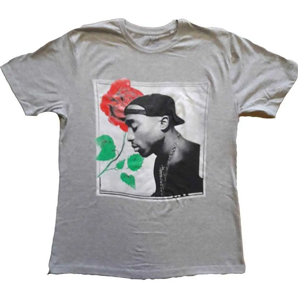 Официальная Мужская футболка Tupac Rose