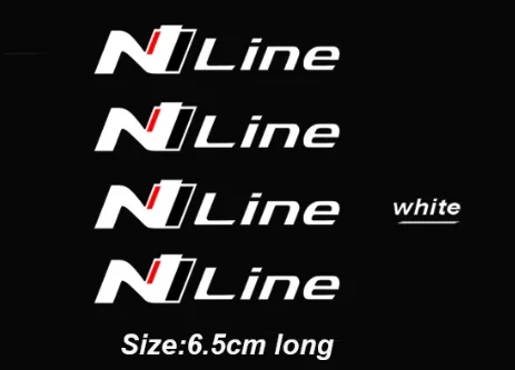 

Автомобильные наклейки Nline для Hyundai Tucson IX35 Rena GV70 Kona SONATA I30 I20 I10 Venue Veloster Elantra Ioniq I40, 4 шт.