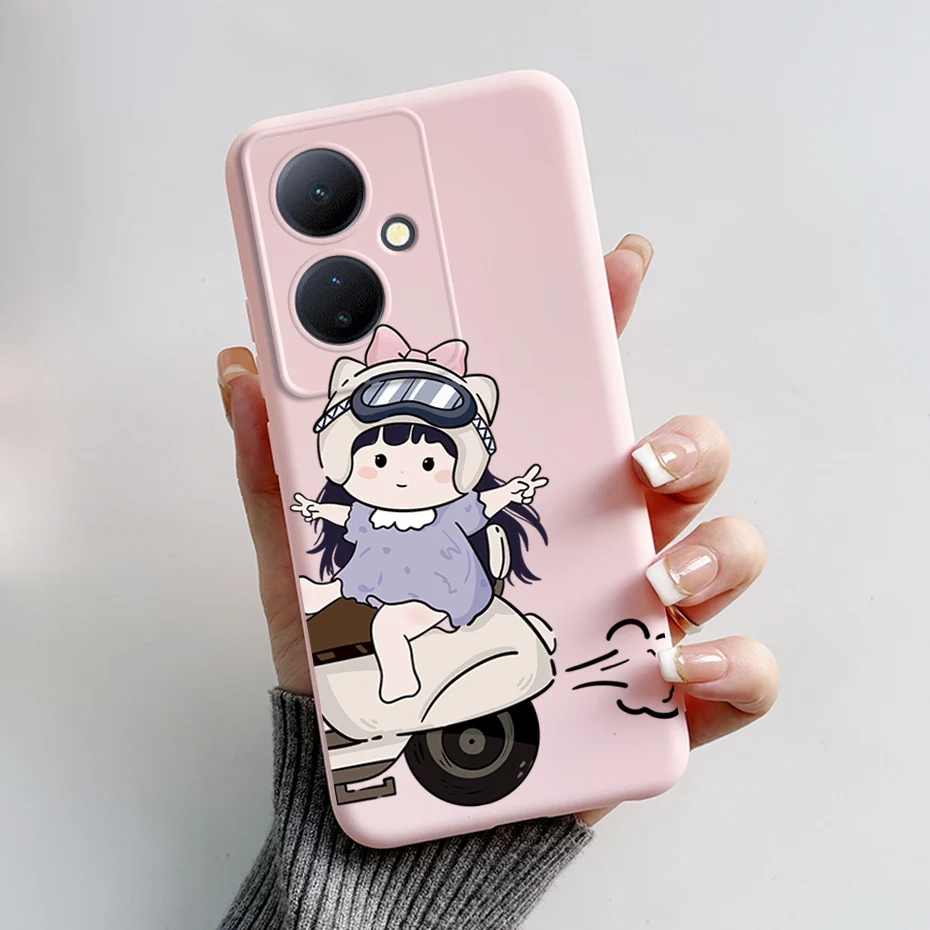 Модный чехол для Vivo Y78 5G V29lite милый мультяшный ЧЕХОЛ ДЛЯ телефона