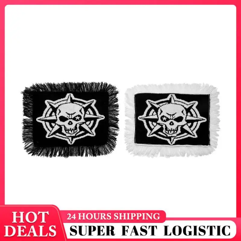 

Coaster Knitting Easy To Take Care Placemats Anti-slip Insulation Black And White Tablecloth Thickening Anti-scald Soft Bowl Pad