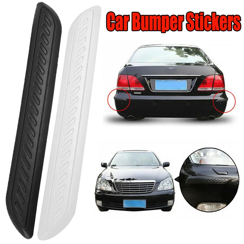

2pcs Car Anti-scratch Protection Strip Cars Front and Rear Bumper Anti-collision Stickers Auto Decoration Protective Stickers