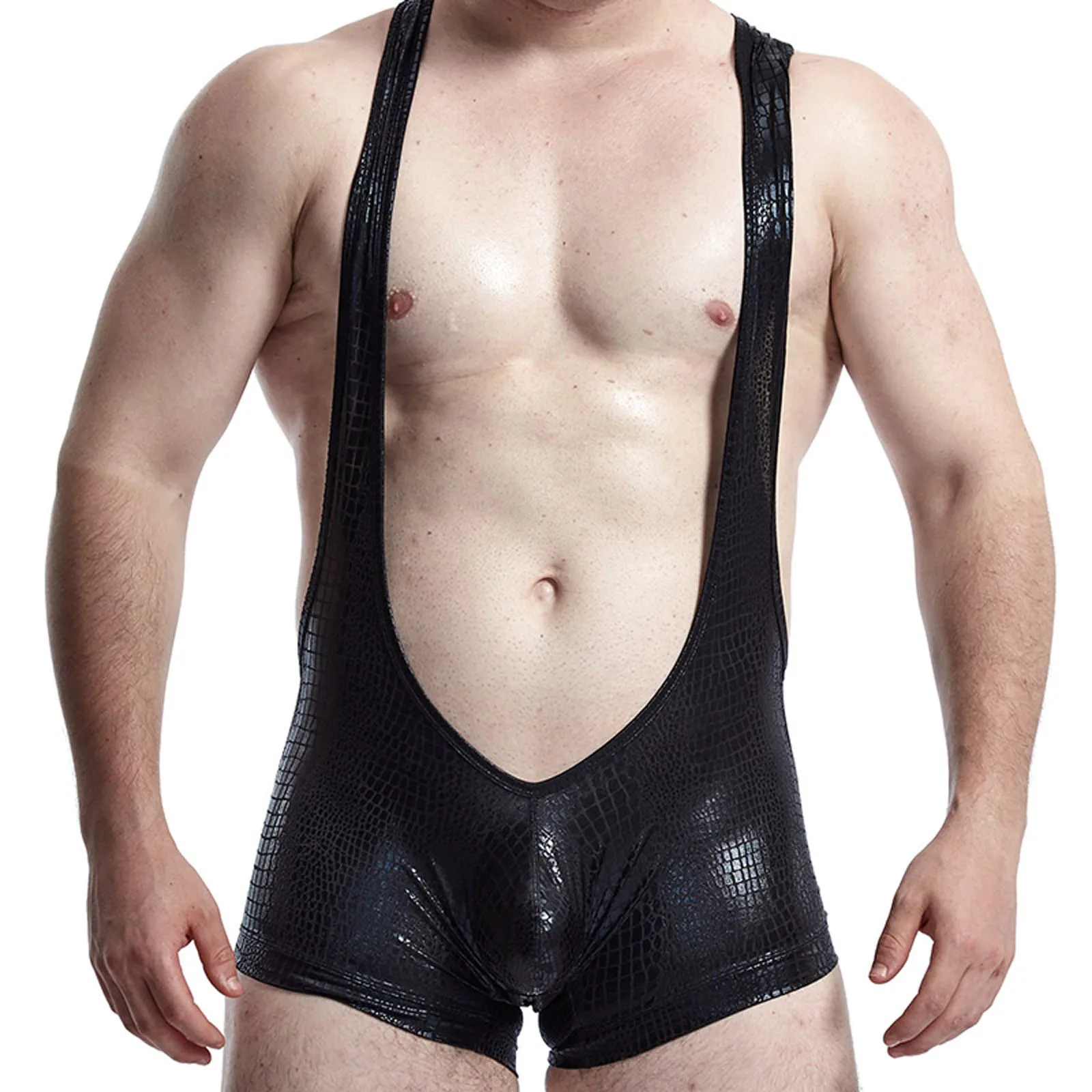 

Underwear Pattern Men's Suspenders Briefs Snakeskin Jumpsuit Sexy Boxer Men's underwear Comfortable Mens Underwear Shorts