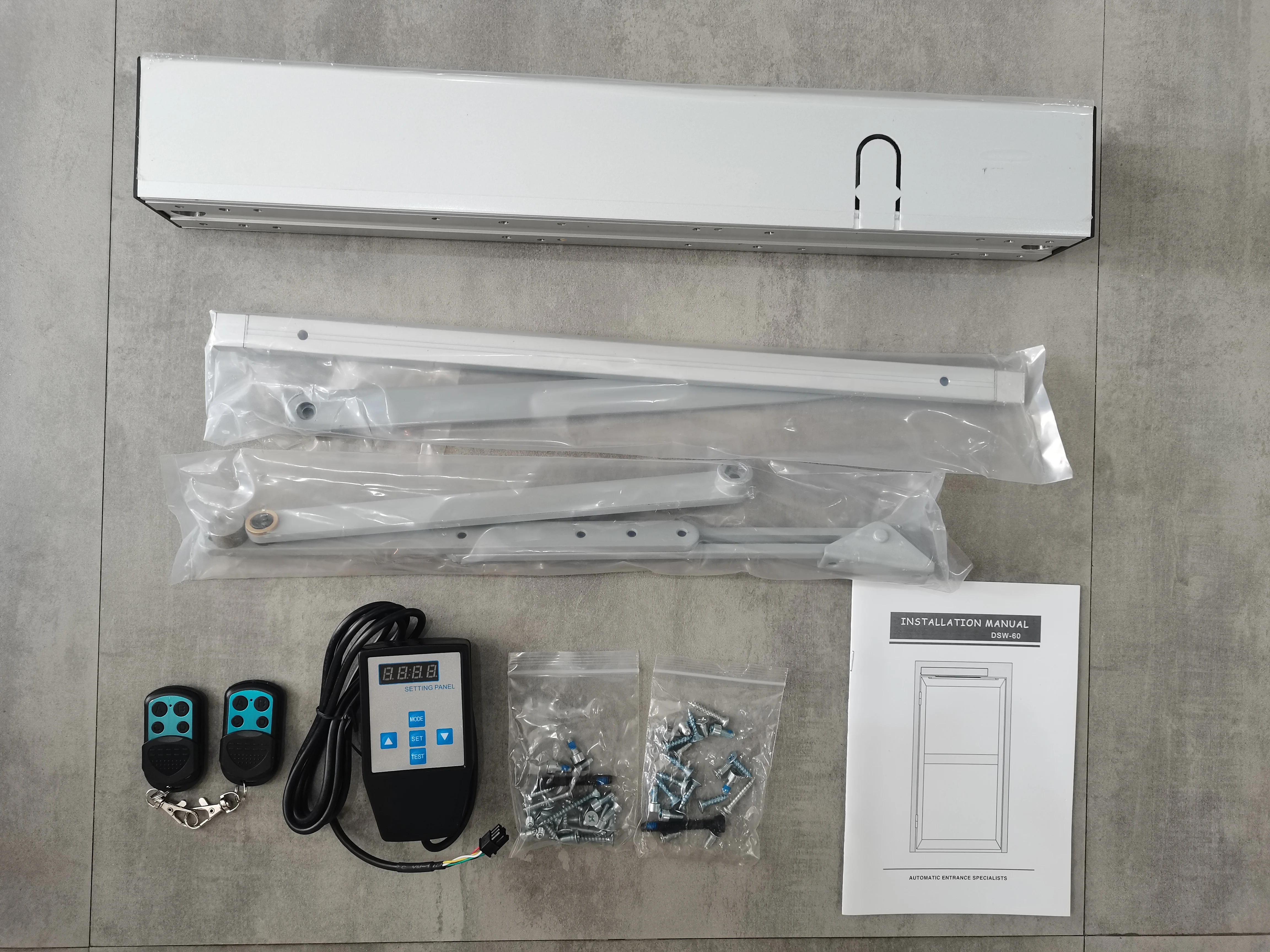 Потяжной/нажимной рычаг Дополнительный автоматический распашной дверной