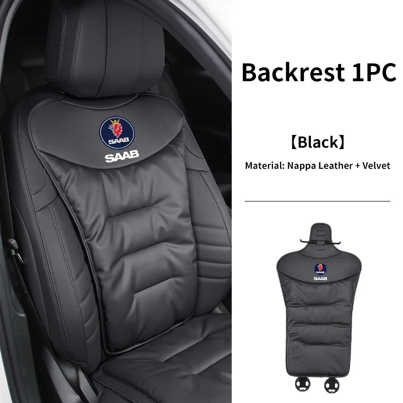 

Чехол на переднее и заднее сиденье автомобиля, велюровая кожаная подушка, защитный коврик для спинки для SAAB 9-4X 9-7X 9-3 9-5 9-2X 9-X 9000 900 600 99 97