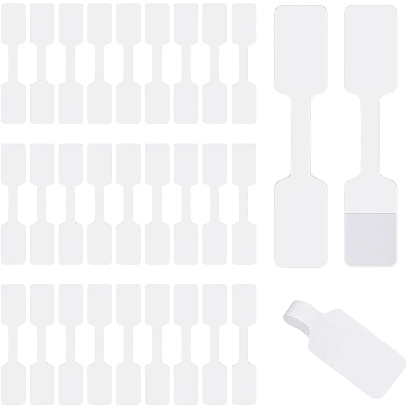 

Blank Jewelry Price Tags Stickers Jewelry Price Label Self Adhesive Short Dumbbell, Label For Necklace Earring (1000Pcs)