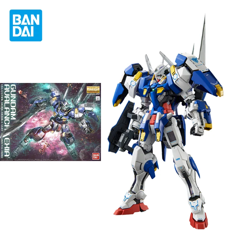 

Bandai Original GUNDAM Anime MG 1/100 Avalanche Exia Action Figure Assembly Model Toys Collectible Model Gifts for Children