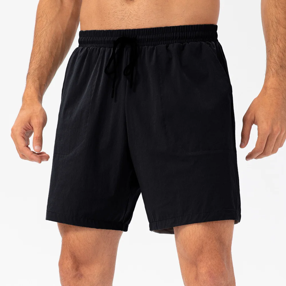 Lulu Men Summer Fitness Shorts With The Same Paragraph Are Light,Breathable And Quick-drying Gym Fitness Shorts And Pweaty Pant