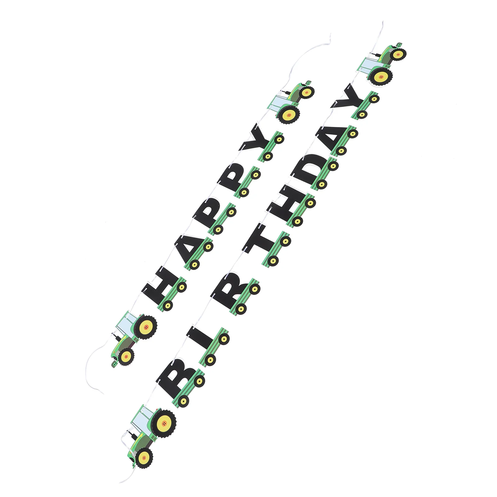 

Tractor Birthday Banner Bunting Exquisite Party Props Creative Garland Supplies