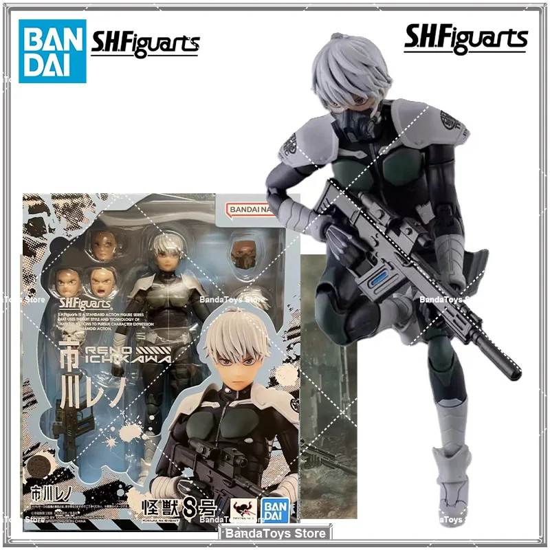 Оригинальные фигурки BANDAI S.H. Фигурт SHF Reno Ichikawa Kaiju № 8 аниме коллекционные модели