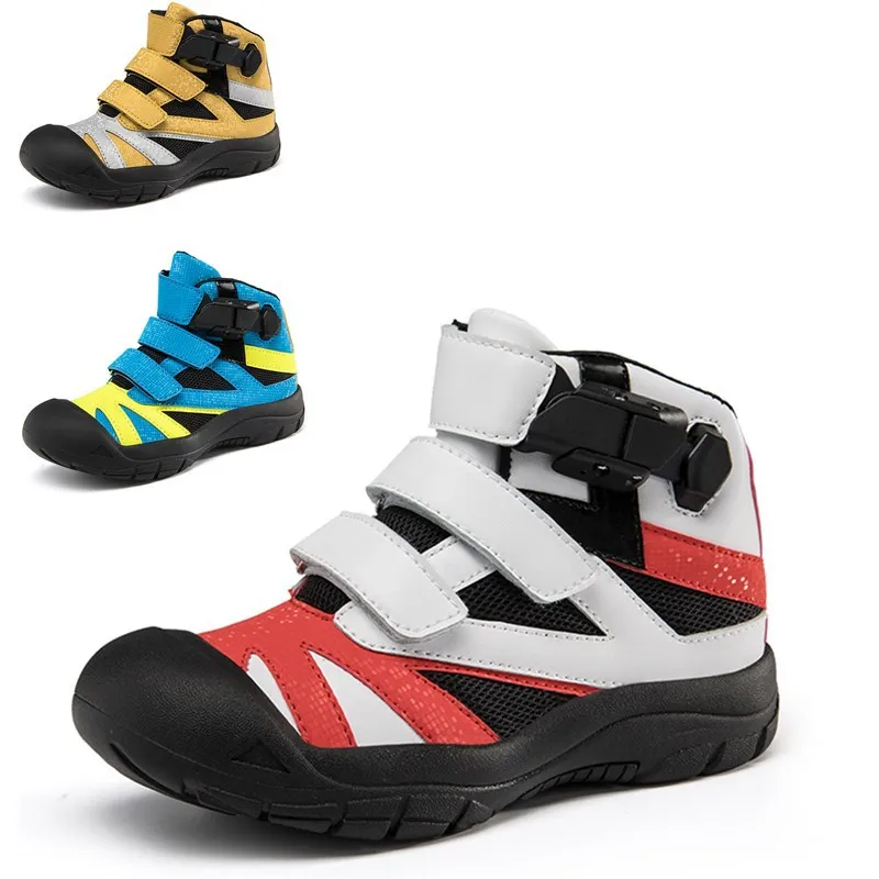 Children's cycling shoes road balance bike shoes sliding training shoes bicycle racing flat shoes children's motorcycle boots