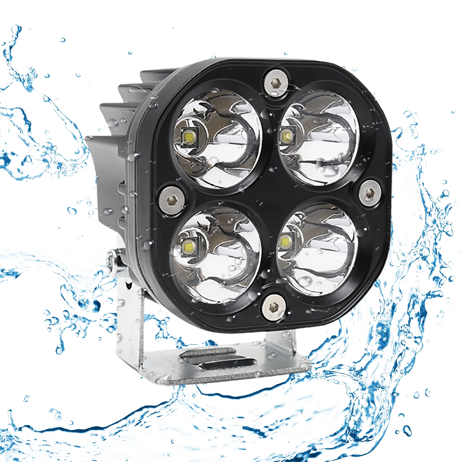 

Rechargeable Spotlight Flashlight Driving Work Lights 4 Modes Waterproof Searchlight Spotlight For Fishing Hunting Hiking