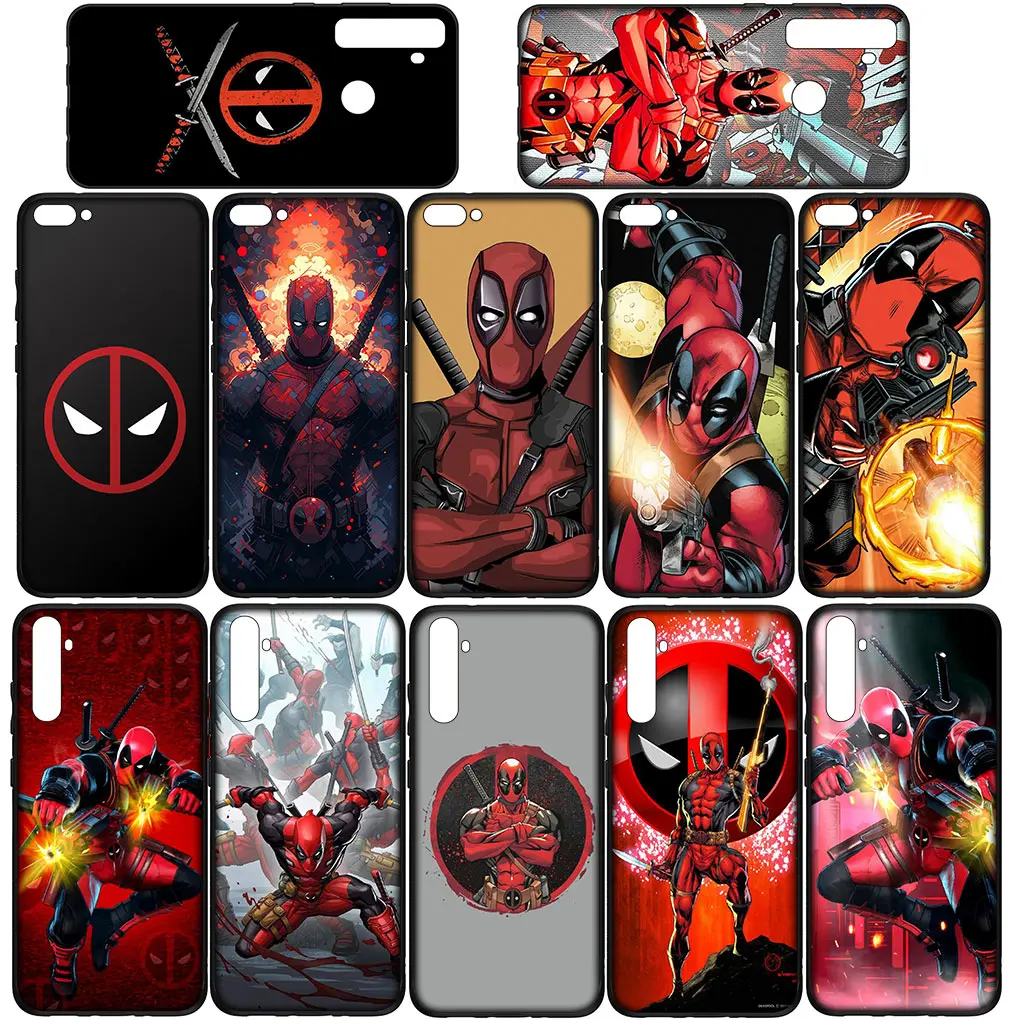 Чехол для телефона Deadpool Super Heroe Marvels чехол Xiaomi Redmi Note 12 14C 13C A3 13 Pro Plus 12s A3X Note13 мягкий
