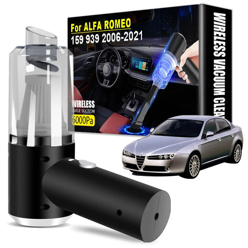 

Handheld Car Cordless Vacuum Cleaner for Car Cleaning Automotive Products Home Appliance Goods For Alfa Romeo 159 939 2006-2021