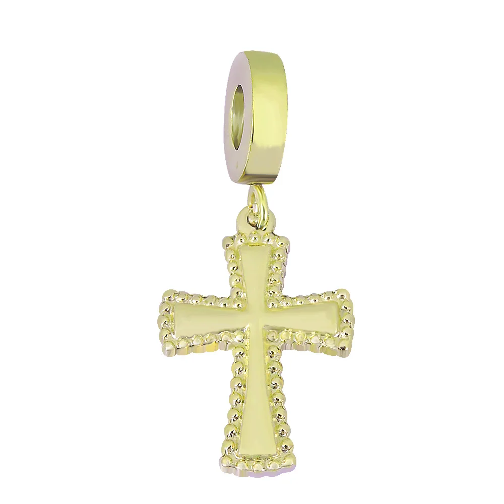 3pcs/lot New Simple Stainless Steel Pendant Dog Paw DIY Big Hole Beads Fit Original Charms Bracelet Trinket Jewelry