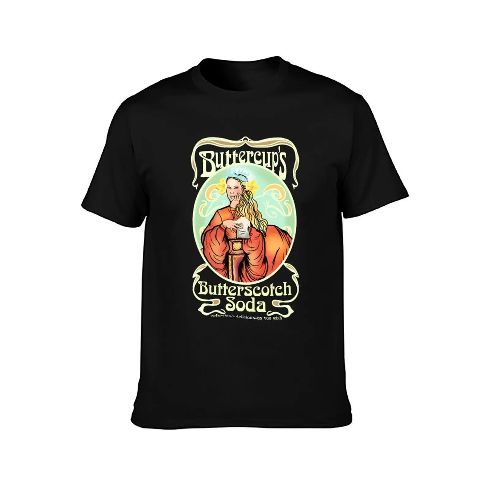 Фото Футболка Buttercup's Butterscotch Soda, повседневная футболка из мягкого хлопка с короткими рукавами №2