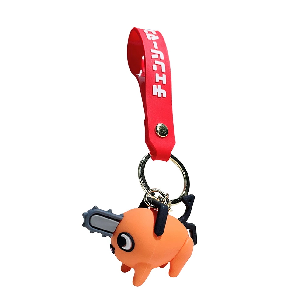 

Chainsaw Man Keychains for Women Cute Cartoon Silicone Anime Keyrings Denji Pochita Doll Pendant Key Holder for Backpack Jewelry