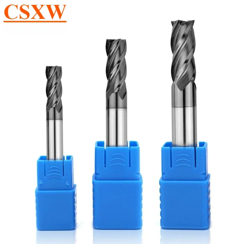 

Фреза Hrc50 4-флейтовая концевая фреза из сплава вольфрамовой стали с ЧПУ, оптовая продажа, верхние фрезерные станки для стали, деревообработки