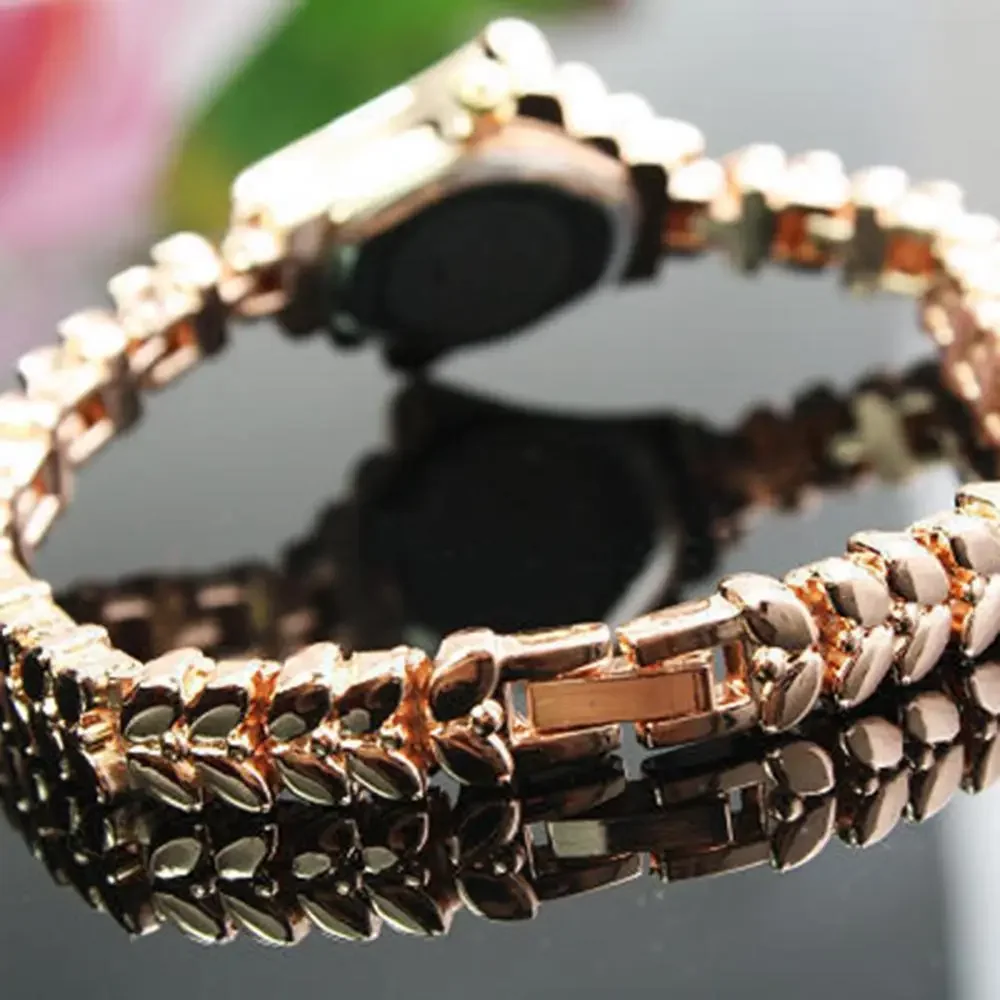 Роскошные женские часы с браслетом из кристаллов наручные драгоценным камнем