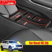 car styling interior armrest box storage box under center console organizer box for gwm haval h6 3th 2021 2022 auto accessories