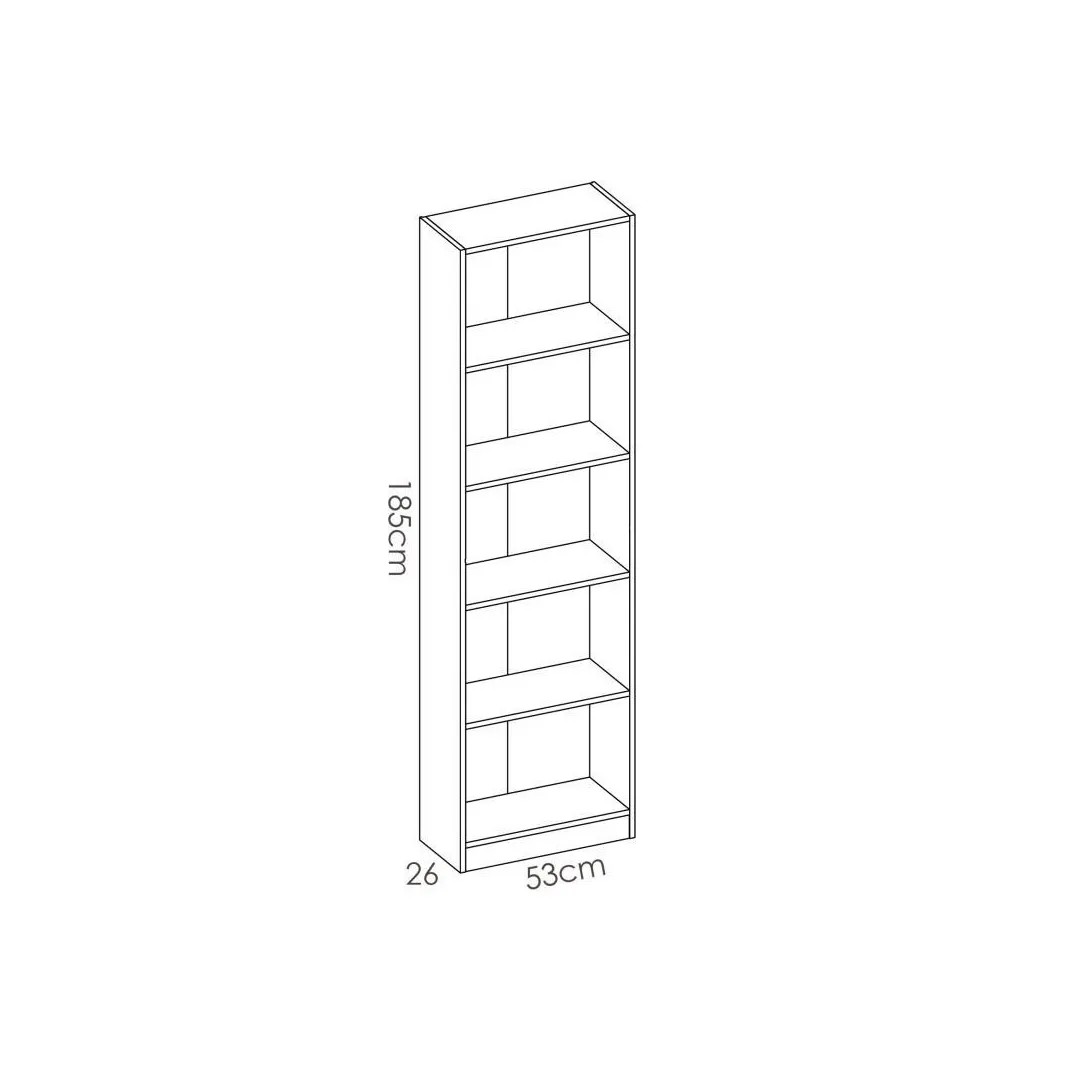 Bookcase White Biter |