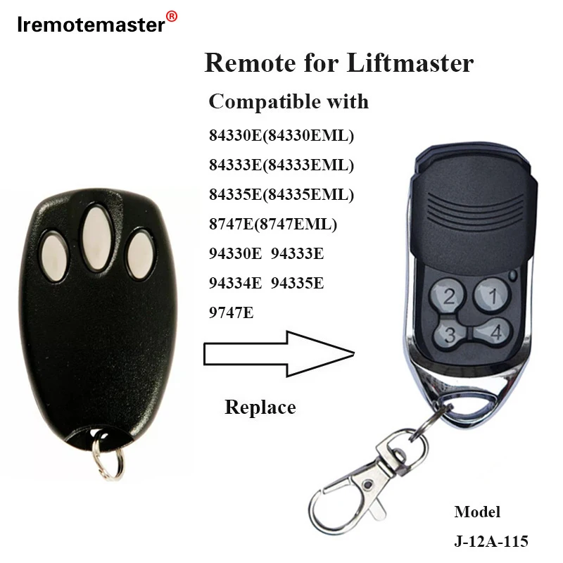 

Newest Liftmaster 94335E Remote Control Garage Door Opener For Electric Gate Control Chamberlain Motorlift 84335EML Transmitter