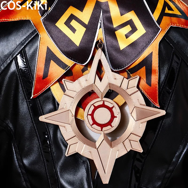 COS-KiKi Genshin Impact Mavuika Pyro Archon игровой костюм комбинезоны униформа косплей Хэллоуин